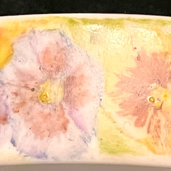 Polish Napkin Rings Holders Dining Hand Painted Porcelain Ceramic Gift Floral - Picture 6 of 16